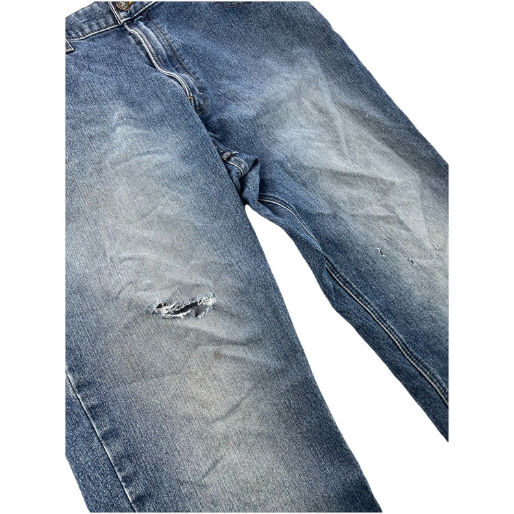 Mens Ariat REBAR M3 Loose Fit Straight Denim Blue Jeans Size 36x30