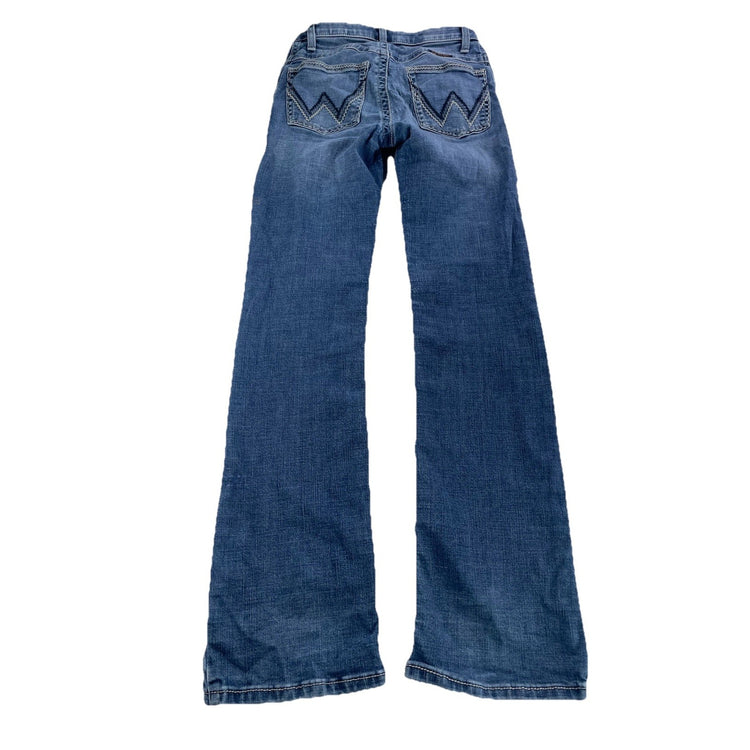 Women’s Ultimate Riding Wrangler Willow Regular Bootcut Blue Jeans Size 1x31