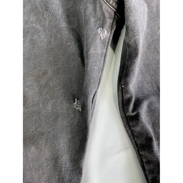 Mens Genuine Dickie Faded Gray Relaxed Fit Canvas Carpenter Pants Size 38x32
