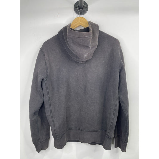 Ralph Lauren Polo Mens Medium Zip-up Black Hoodie Red Logo