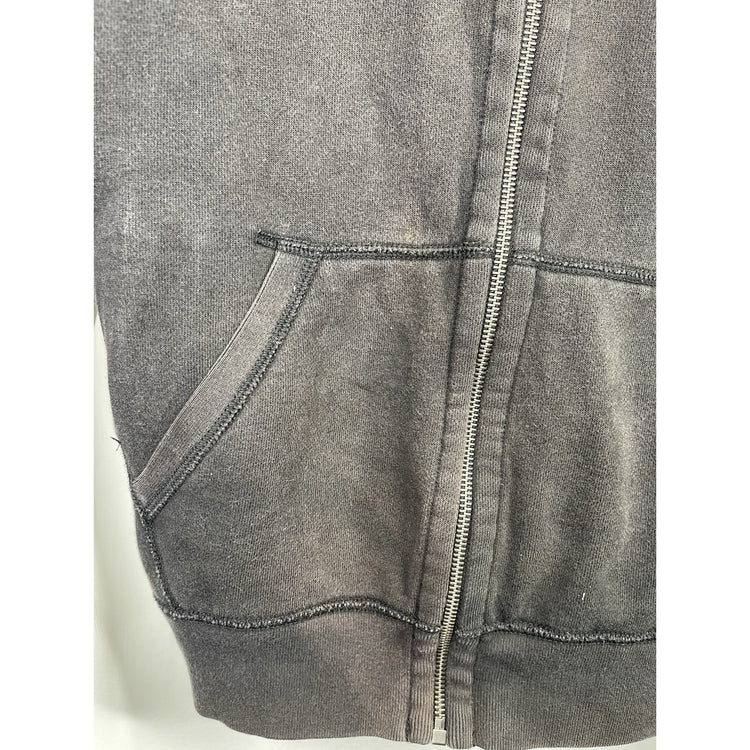 Ralph Lauren Polo Mens Medium Zip-up Black Hoodie Red Logo