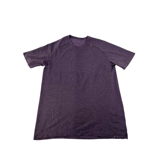 Women's Lululemon Athletica Purple Seamless Short Sleeve Shirt Size L