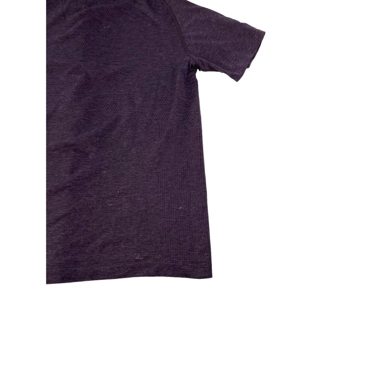 Women's Lululemon Athletica Purple Seamless Short Sleeve Shirt Size L