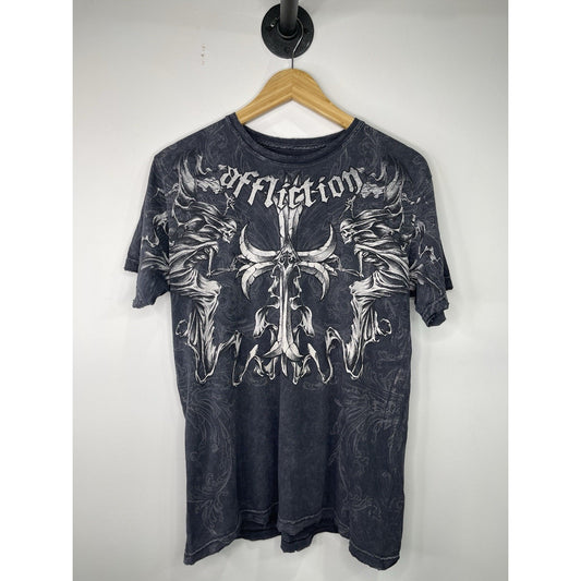 Mens Affliction Y2k T-shirt Size M