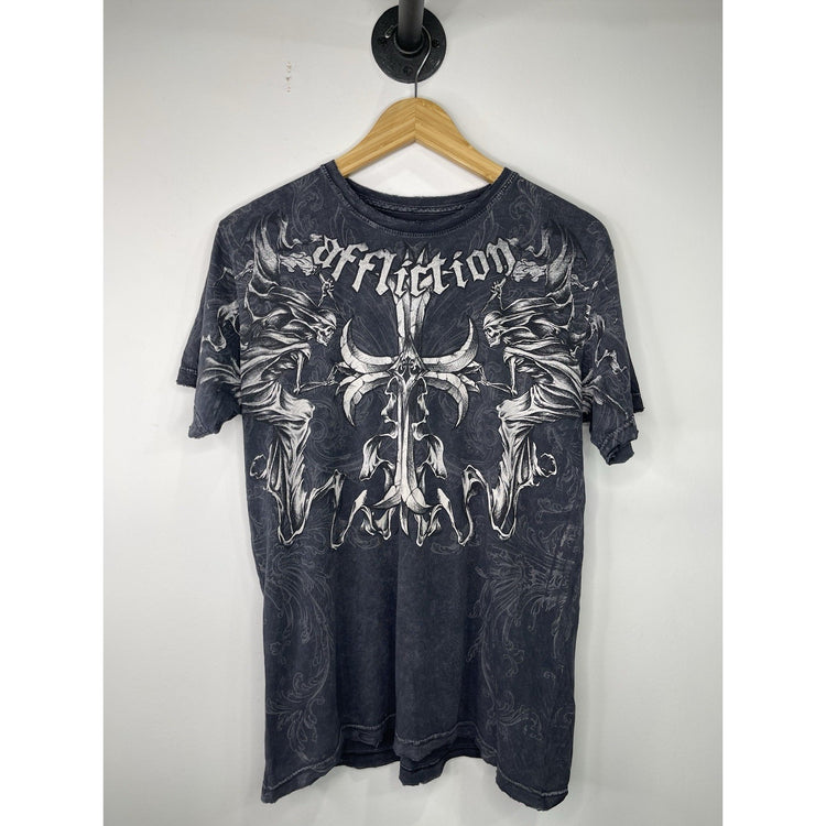 Mens Affliction Y2k T-shirt Size M