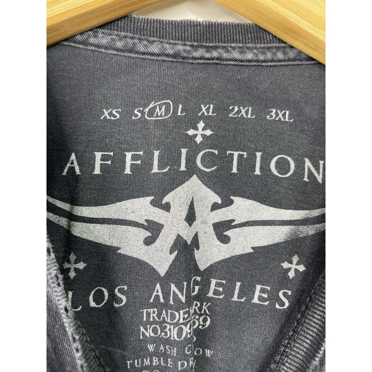 Mens Affliction Y2k T-shirt Size M