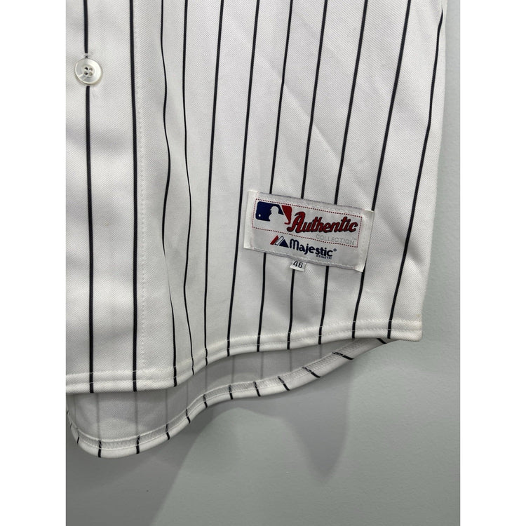 Mens 40 Year Houston Astros Vintage Majestic Authentic MLB Baseball Jersey Sz 46