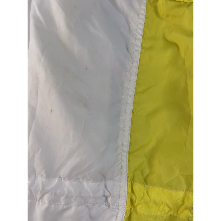 Nike Windbreaker Jacket Colorblock Full Zip Navy White Yellow Size M