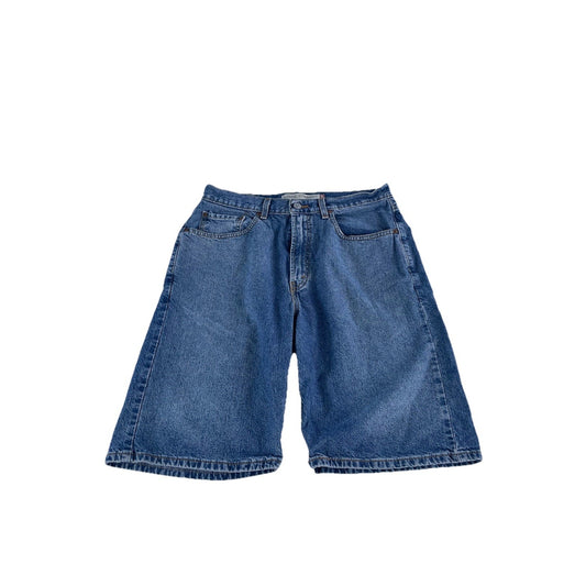 Mens Levis Loose Fit Light-medium Wash Jorts Size 32