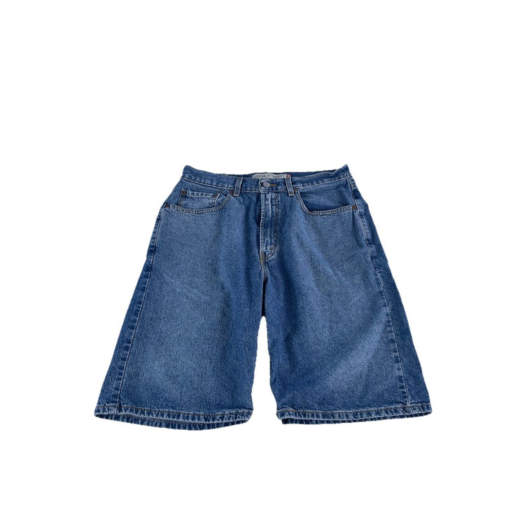 Mens Levis Loose Fit Light-medium Wash Jorts Size 32