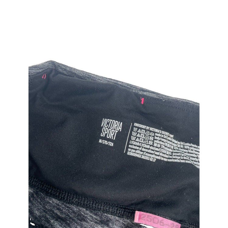 Women's Victoria Sport Knockout Capri Leggings, Grey Marl, Size M