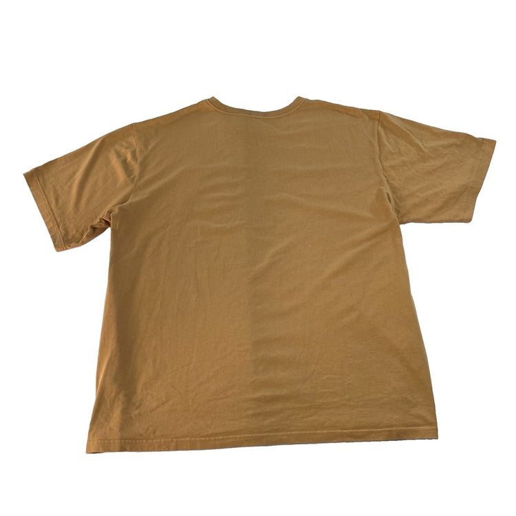 Men's Carhartt Short Sleeve Pocket T-Shirt Tan Size 4XL