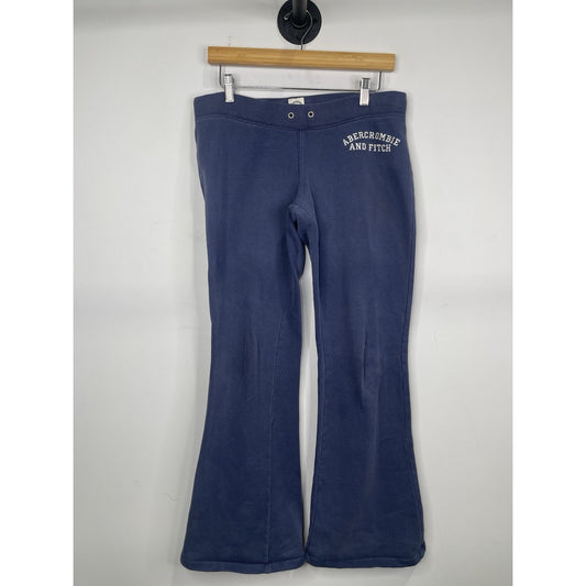 Y2k/Vntg Women’s Abercrombie And Fitch 92 Blue Drawstring Sweatpants Size Small