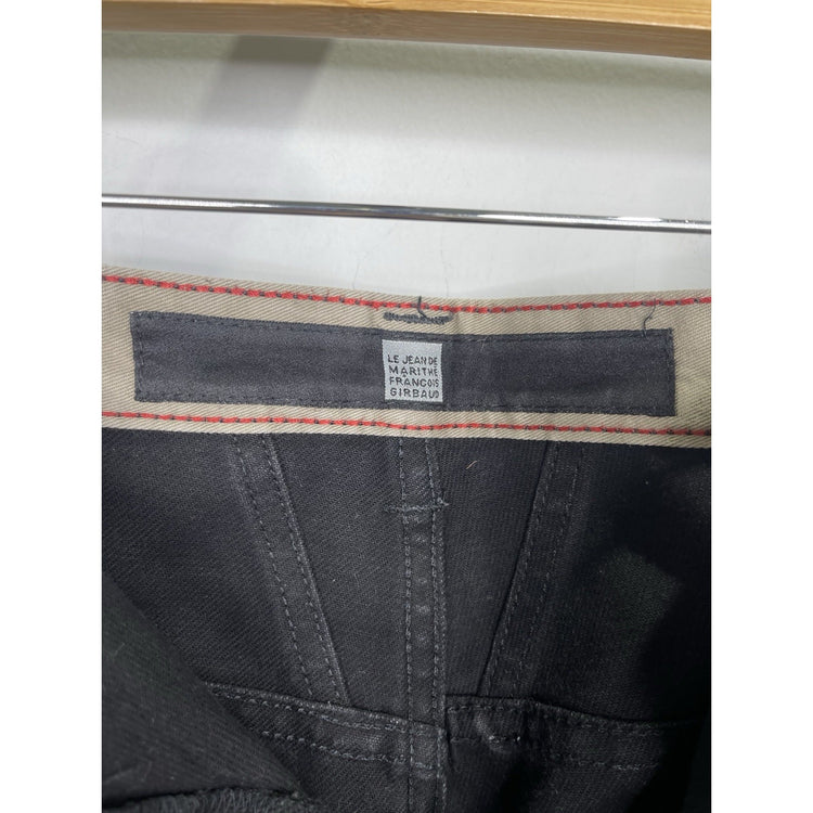 Men’s Le Jean De Marithe Francois Girbaud Jeans 36x33 Vintage Baggy Black Pants