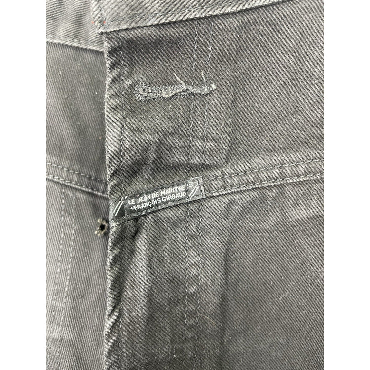 Men’s Le Jean De Marithe Francois Girbaud Jeans 36x33 Vintage Baggy Black Pants