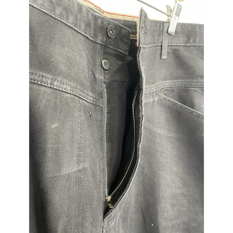 Men’s Le Jean De Marithe Francois Girbaud Jeans 36x33 Vintage Baggy Black Pants