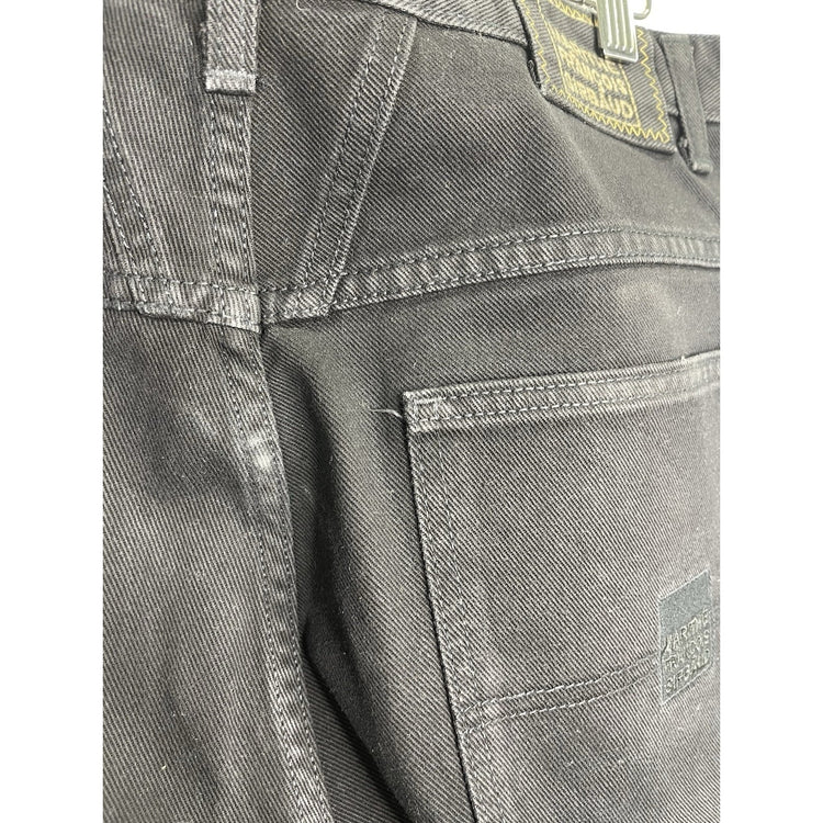 Men’s Le Jean De Marithe Francois Girbaud Jeans 36x33 Vintage Baggy Black Pants