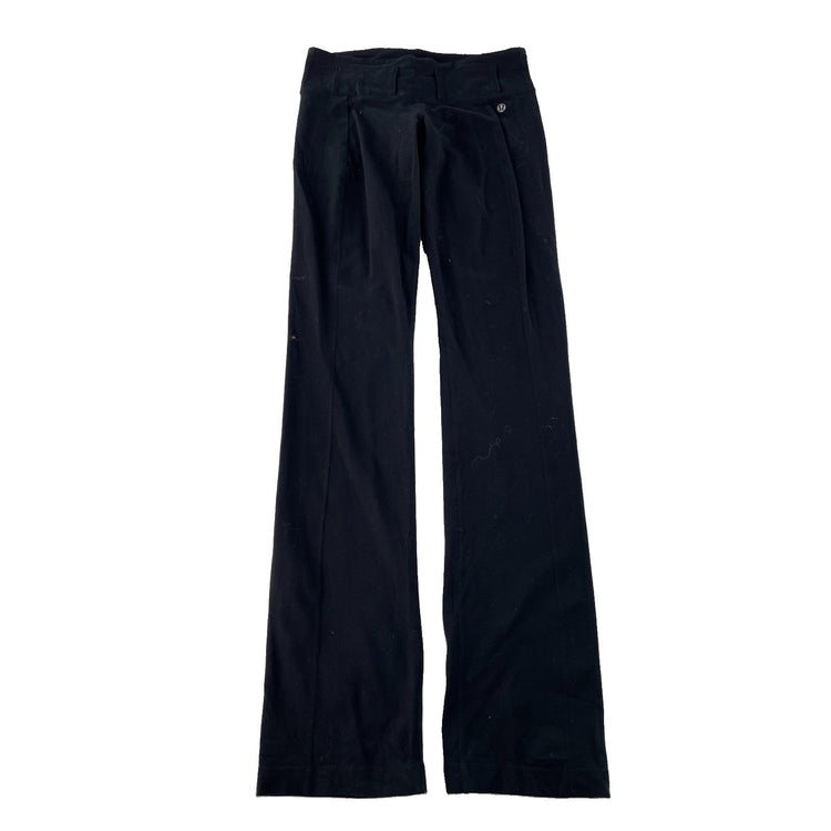Women's Lululemon Athletica Black Wide-Leg Athletic Pants Size 8