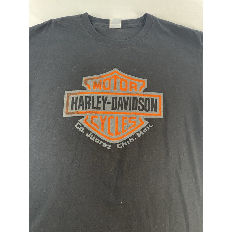 Mens Harley Davidson Cd. Juarez Chih. Mex. Black T Shirt Size Large