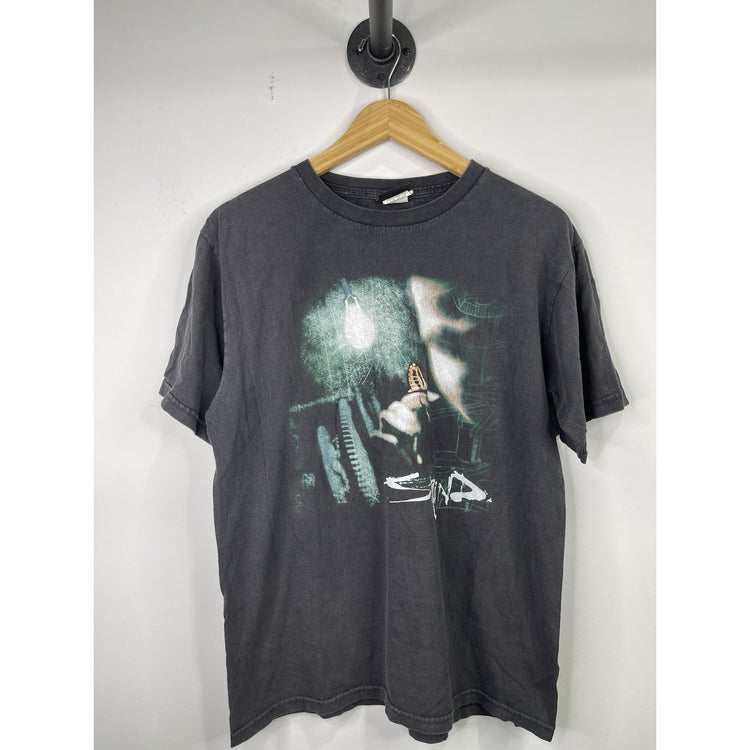 Vintage 2001 Mens StainD Band Butterfly Album Black T-shirt Sz Large