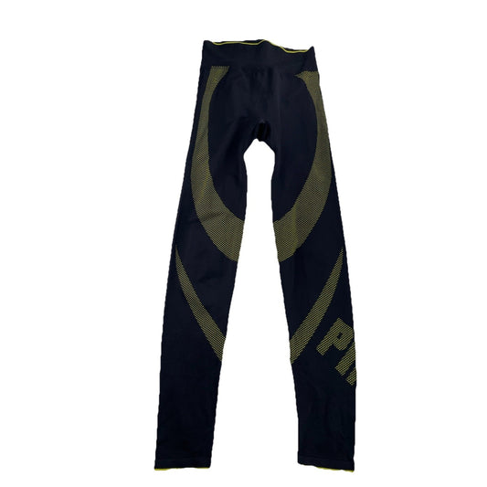 Womens Victoria Secret Black&NeonYellow, Athletic Leggings Size S/P