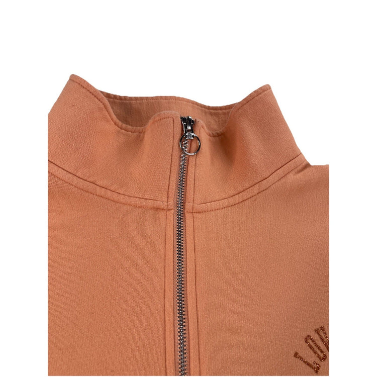 Womens Victoria’s Secret PINK Light Orange Quarter Zip Sweater  Dress Size Small