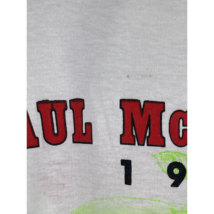 Vintage 1990 Paul McCartney flowers in the dirt Concert Tour t shirt Sz L