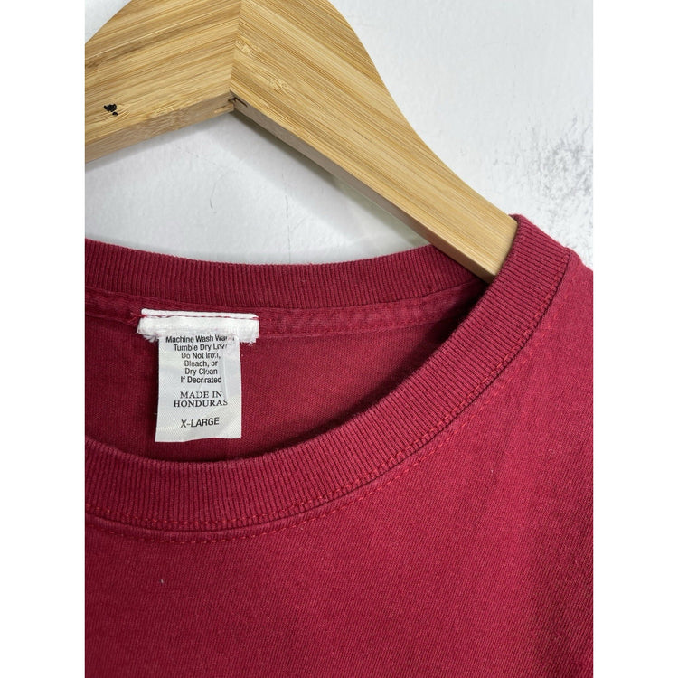 2008 Oklahoma Sooners Red T-shirt Big 12 Championship Size X-Large