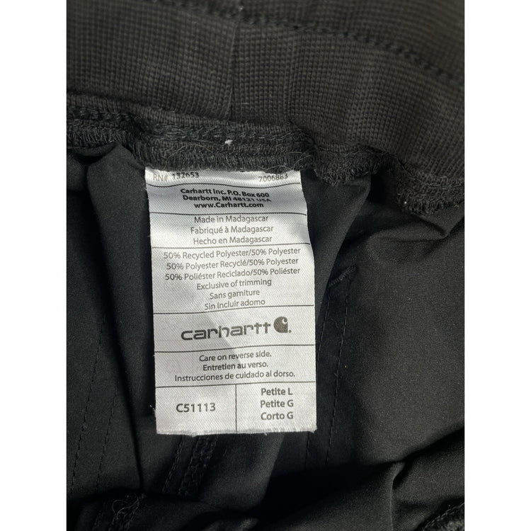 Women's Carhartt Force Jogger Scrub Pants Black Size Petite L