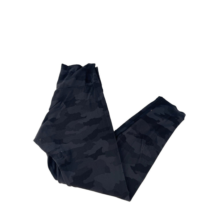 Womens Lululemon Dark Camouflage High Rise Full Length Yoga Leggings SIZE 10
