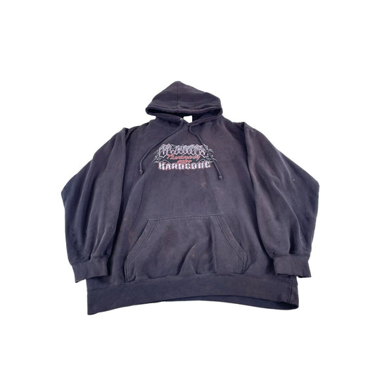 Mens Vintage Alstyle 2007 Glamis Thanksgiving Hardcore Graphic Hoodie Size XL