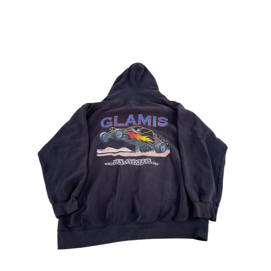 Mens Vintage Alstyle 2007 Glamis Thanksgiving Hardcore Graphic Hoodie Size XL