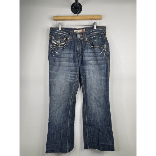 Laguna Beach Jeans Men's Corona del mar Denim red crystal sunset Size 32