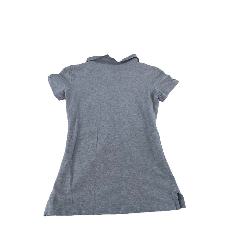 Womens Aeropostale Gray Polo Tee A87 Logo Size S/P