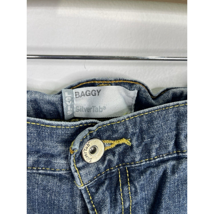 VTG Men’s Levis Silver Tab Baggy Jeans Dark Wash Denim 36x32