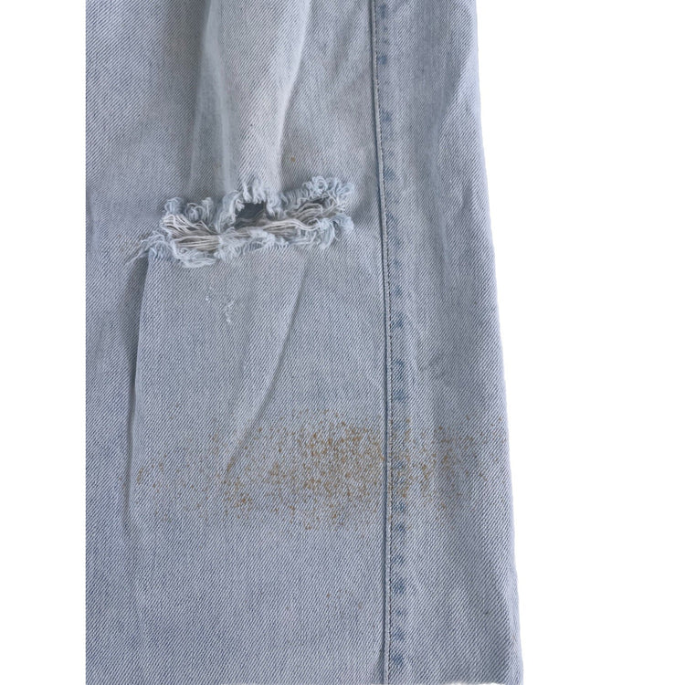 Mens Vintage Levis SilverTab Baggy Fit Light Wash Jeans Size 32x32