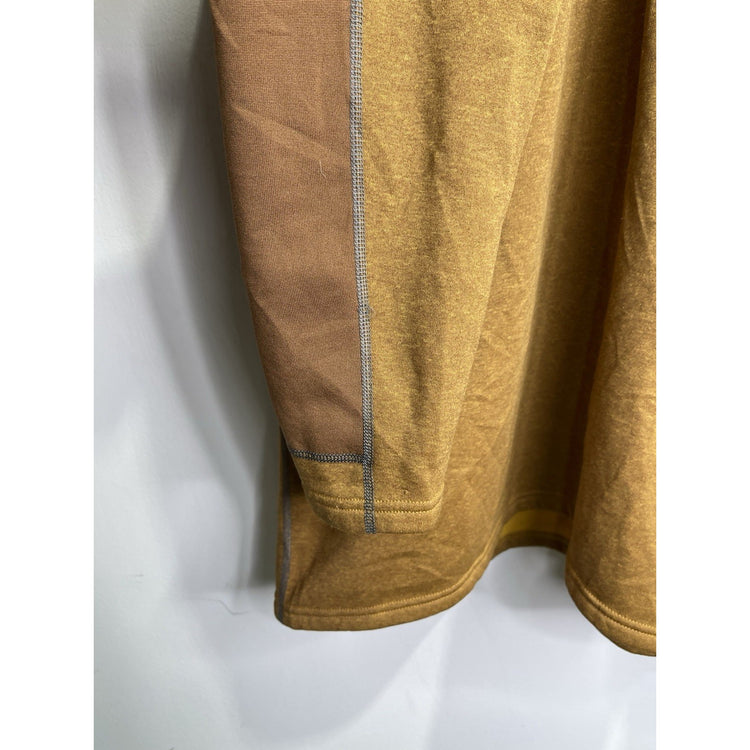 Adult Patagonia Sweater Half-Zip Synthetic Orange Pullover Jacket Sz L