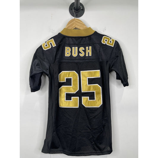 NFL On Field Reebok New Orleans Saint Reggie Bush #25 Black/Gold Jersey Sz S