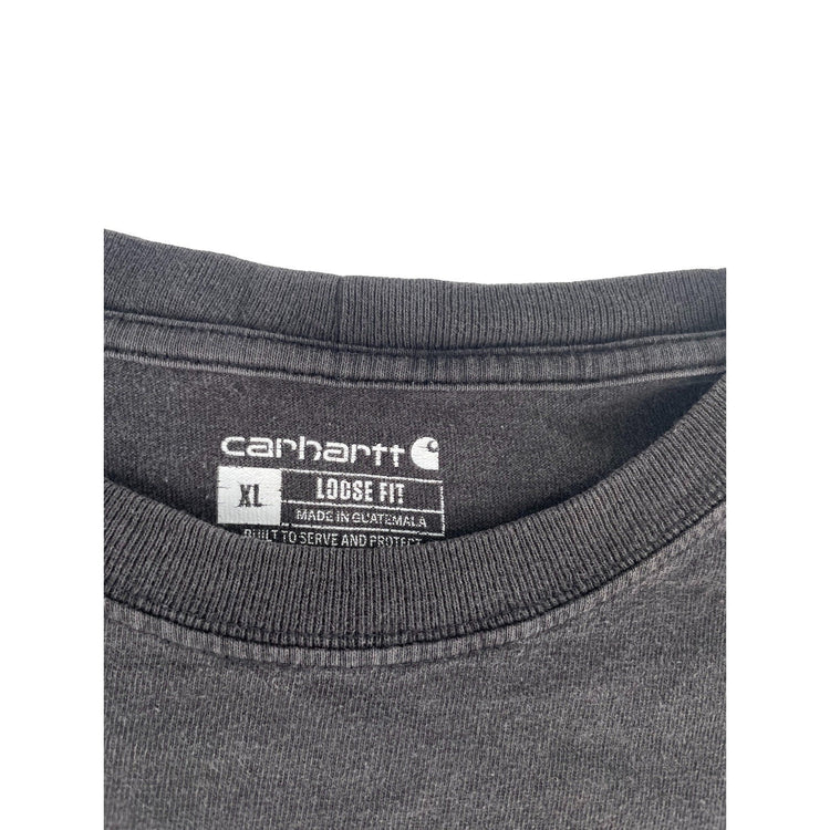 Mens Carhartt Solid Grey Loose Fit T-Shirt Size Xl