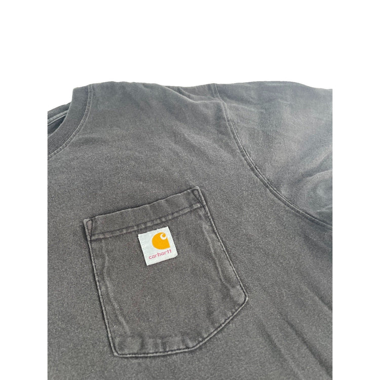 Mens Carhartt Solid Grey Loose Fit T-Shirt Size Xl