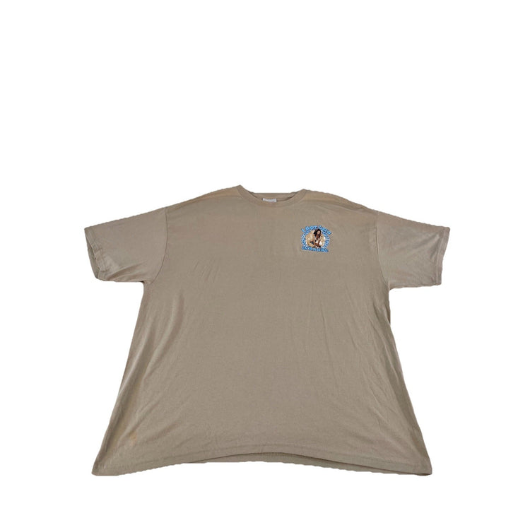 Mens Hanes ‘I Got Lei’d In Hawaii’ Beige T Shirt Size XL