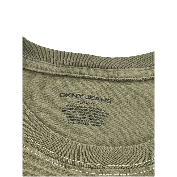 Men’s DKNY JEANS Green Tee Size Xl