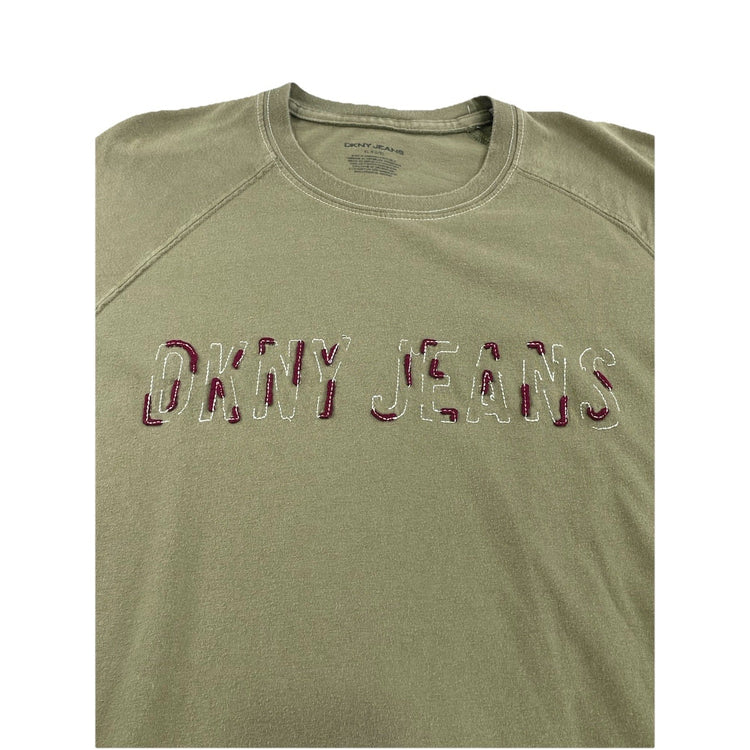 Men’s DKNY JEANS Green Tee Size Xl