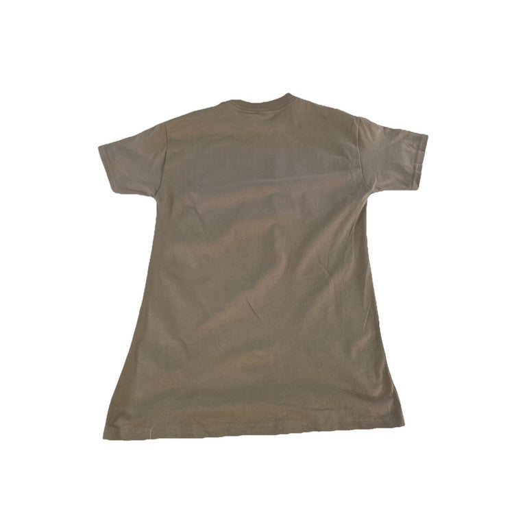 Mens C | Port And Company Light Brown “102.5 Hot Country” Radio T-Shirt Size M