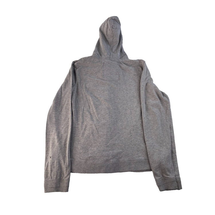 Womens Aeropostale Gray Zip Up Hoodie Sweatshirt Size L