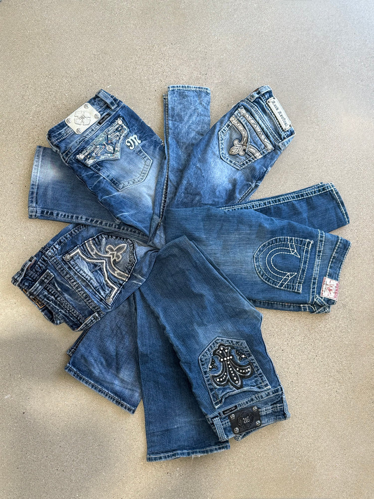 Women's Y2K Denim Jeans 19 Item Lot