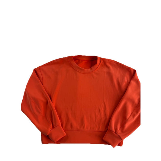 Womens Lululemon Size 4 Orange Sweatshirt