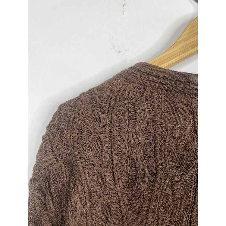 Vintage Men’s COOGI Australia Basics Brown Pullover Sweater Sz XL