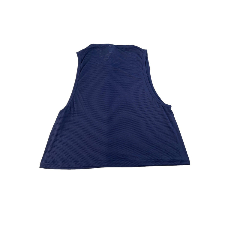 Womens Victoria's Secret PINK Navy Blue Mesh Athletic Tank Top Size L