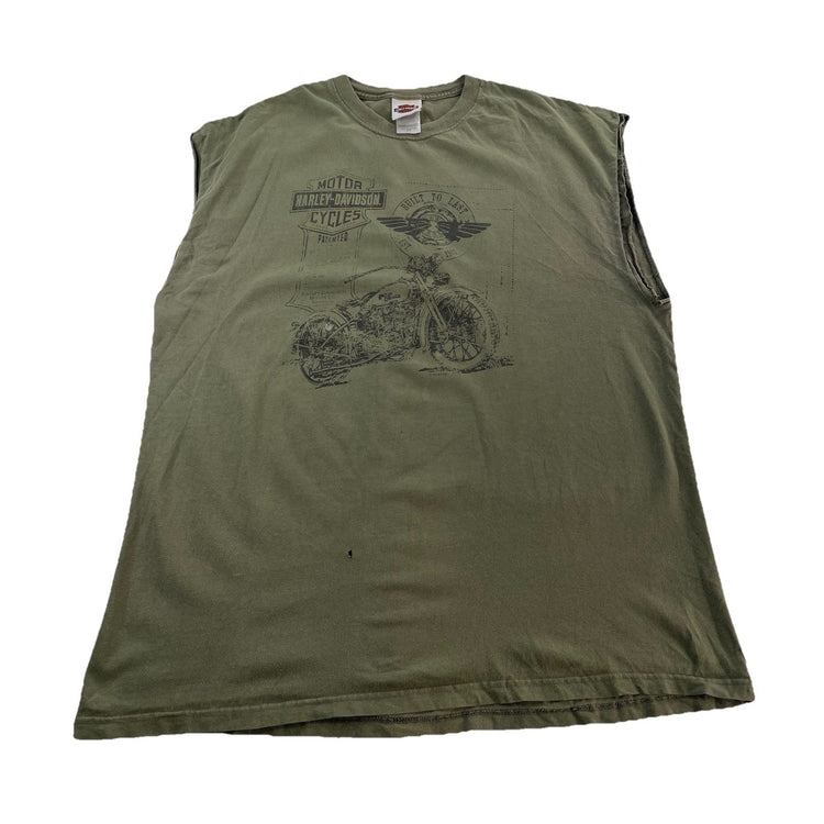 Mens Harley Davidson Motorcycle Bowling Green Kentucky Sleeveless Shirt Size 2Xl